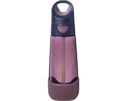 b.box Tritan Harry Potter drinkfles en waterfles - Drinkbekers - voor kinderen met rietje en deksel, mors- en lekvrij - gemakkelijk vast te pakken driehoekige vorm - BPA-vrij - vaatwasmachinebestendig -ontwerp, fles voor school en op reis - 600 ml