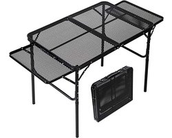 BBQ bijzettafel -Grill tafel -BBQ werktafel -Bijzettafel buiten -Bijzettafel tuin -Picknick tafel -BBQ tafel -Barbeque bijzettafel -Camping tafel
