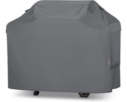 BBQ-Cover, Heavy Duty waterdichte outdoor barbecue grillhoes, anti-UV Oxford-stof, geschikt voor Weber Char Broil Outback Barbecues en meer, 165 x 61 x 112 cm, grijs