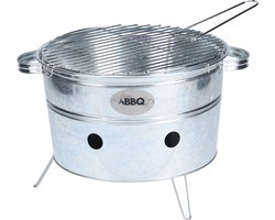 BBQ Draagbare barbecue rond 38 x 20 cm