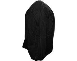 BBQ Hoes Waterdicht en Rond - Zwart - Universeel - Geschikt voor Kamado, Big Green Egg en Weber tot 23 inch