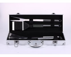 BBQ set - 5 delig - Aluminium behuizing - Grill accessoires set voor buiten