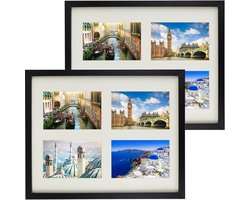 BD art Basic - Fotolijst - Zwart - 28x35 cm - Voor 4 Foto's - Klassiek Ontwerp