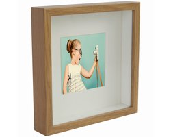 BD Art - Fotolijst - Diepe lijst - 23x23 cm - Dubbellaags Plexiglas