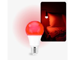 Be Able Roodlicht Indraailamp - E27 Rood Licht Lamp - Stimuleert Melatonine en Ondersteunt Bioritme - Flikkervrije Verlichting voor Betere Slaap - Energiezuinige Bed Lampje