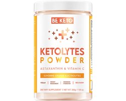 Be Keto | Keto Electrolytes Powder | Sunshine Orange 200g | 1 x 200 gram