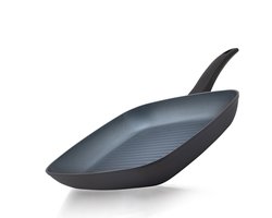 BE Living Grillpan - Ø 28 cm - Koekenpan - Keramisch - Inductie Pan - PFAS Vrij Anti Aanbak - Delight Series