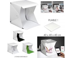 BE MIX I fotostudio set - 40x40x40 - fotobox - lightbox fotografie - fotostudio - fotostudio fotobox - opnametent