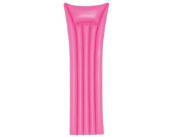 Beach & Palms - luchtbed - 177 x 67 x 19 cm - roze - suntanner