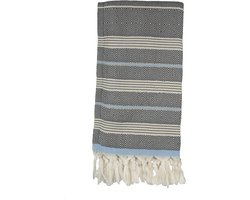 Beachie Blanes Antraciet/ Baby blauw
