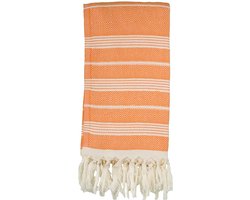 Beachie Blanes oranje/ivoor