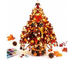 Bead Craft Kit - 10*10*20cm-- Woondecoratie - DIY kralen - Verbeter uw knutselvaardigheden - Mini Beads Winter Kit - Voor beginners en ambachtslieden - Perfect voor woonkamer, slaapkamer, kantoor, bureau, eettafel en verjaardagsfeestjes