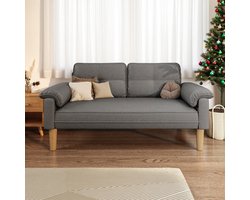Bealife AR71 Bank - 2 Zitsbank met Zijvak - 145 x 77 x 77 cm - Donkergrijs