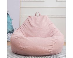 Bean Bag Zonder Vulling - Gaming Klein Kinderen Bean Bags Stoel - Polycotton Woonkamer Bean Bag Cover Roze - Indoor en Outdoor Gebruik