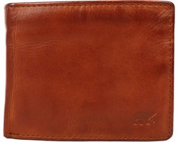 Bear Design Jim Leren Billfold - Cognac