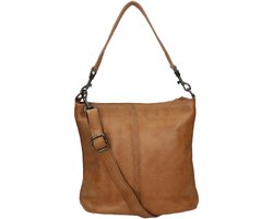 Bear Design Medium Schoudertas / Crossbodytas - Dames - Leer - Capricia - Taupe