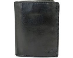 Bear Design Portemonnee / Portefeuille Heren - Billfold - RIFD - Leer - Remo - Zwart