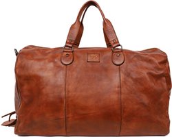 Bear Design Reistas / Weekendtas / Sporttas - 49 liter - Leer - Lucien - Cognac