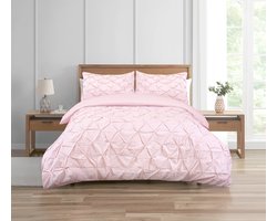 Beau Maison Dekbedovertrek Augustine Tea Pink 200x200/220 cm + 2 kussenslopen