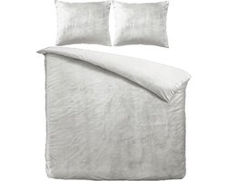 Beau Maison - Dekbedovertrek - Velvet - Zilver