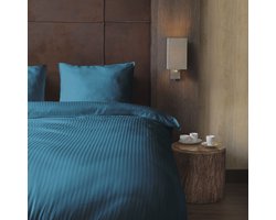 Beau Maison Hotellinnen Blauw Katoen Satijn 240x200/220 cm + 2 kussenslopen