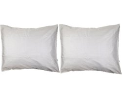 Beau Maison Hotellinnen Kussenslopen Wit - Set van 2 - 60 x 70 cm
