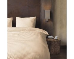 Beau Maison - Hotellinnen Zand Katoen Satijn - 260x200/220cm + 2 kussenslopen