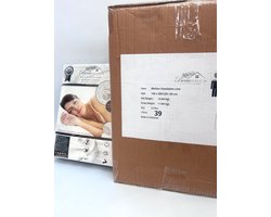 Beau Maison - Molton Matrasbeschermer - 200 x 200/220 cm + 40 cm hoog