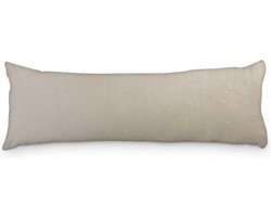 Beau Maison Velvet Body Pillow Kussensloop Zilver - 45 x 145 cm