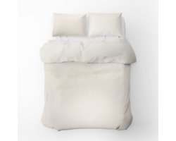 Beau Maison - Velvet Dekbedovertrek - 200 x 200/220 cm + 2 kussenslopen - Pearl