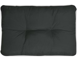 Beautissu Tuinkussen Waterafstotend Outdoor Kussen 60x40x12 cm – Rugkussen Grijs Kussen voor Tuinmeubelen – Flair Lounge