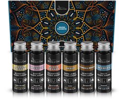 Beauty&Care® Sauna Favoriet Cadeaupakket - 6 x 25 ml sauna opgietmiddel - saunageuren - leuk cadeau - 1 cadeauset