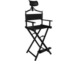Beautylushh Aluminium Make-up Stoel: Professioneel, Stijlvol en Comfortabel