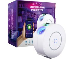 Beauve Sterrenhemel Sterren Projector Lamp voor Kinderen & Volwassenen - Galaxy Nachtlampje - Star Projectorlamp - Sterrenprojector Verlichting - Wit