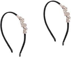 Beavorty 2 Stuks Badstof Hoofdband Zonder Hoofdband Voor Vrouwen Kleurrijke Haarband Met Glitter En Strass Steentjes