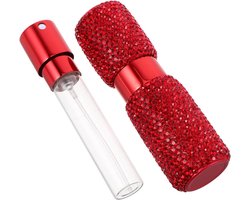 Beavorty Compacte Parfumverstuiver - Draagbare Reisformaat Parfumdispenser Met Strass-steentjes Voor Alle Gelegenheden
