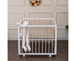 Bebies First® Baby Box Met Wieltjes Jolly Wit Naturel