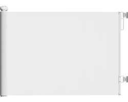 Bebies First Oprolbaar Traphekje / Kinderhekje - Verstelbaar Veiligheidshekje – tot 140 cm breed – Wit