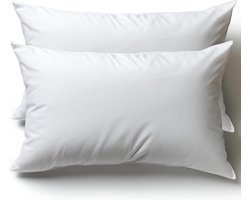 Bed 40 x 60 cm kussenset, set van 2 binnenkussens hypoallergeen anti-huisstofmijt zachte kussenvulling met kussensloop microvezel afneembaar en wasbaar slaapkussen voor thuis / hotel