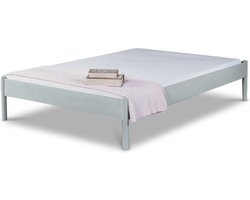 Bed Box Wonen - Alice metalen bed - Zilver - 90x210