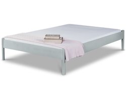 Bed Box Wonen Alice metalen bed Zilver 90x220cm