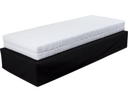 Bed Box Wonen Boxtwin Met Matrassen 90x200 cm onderschuifbed