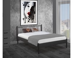 Bed Box Wonen Metalen bed Moon Wit 90x210 cm