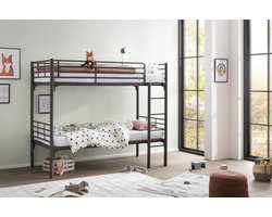 Bed Box Wonen - Stapelbed Jesse 90x200 met matrassen