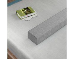 Bed Brug - Matras Verlengstuk - Kieren Dicht Maken - Verstelbare Maten - 200 x 3 x 3 cm - Grijs