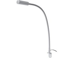 Bed Leeslamp met Dimfunctie - 200lm - 1 Bedlamp - Zilver