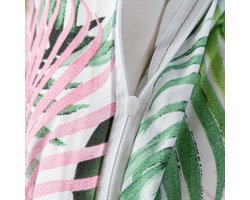 Bed Linen 155 x 200 cm - Microfibre Cotton Bed Linen - Autumn Bedding Sets 3-Piece with Zip - Floral Duvet Cover with 2 Pillowcases 70 x 80 cm - Bolivia/Green