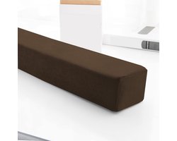 Bed Spleetvuller - Matras Opvuller - Betere Nachtrust - Verwijderbare Hoes - 150x10x15cm - Bruin