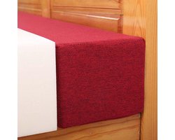 Bed Vulstuk - Matras Verlengstuk - Slaapcomfort Verbeteren - Hoge Dichtheid Schuim - 200x10x25cm - Grijs