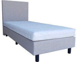 Bed4less Boxspring 90 x 200 cm - Met Matras - Eenpersoons - Beige